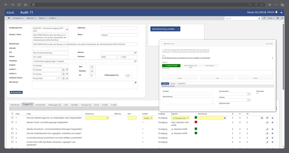IQSoft – Auditmanagement