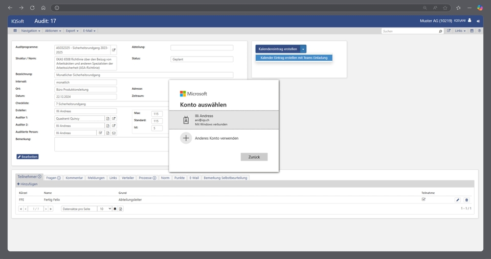 IQSoft – MS Graph API Connector